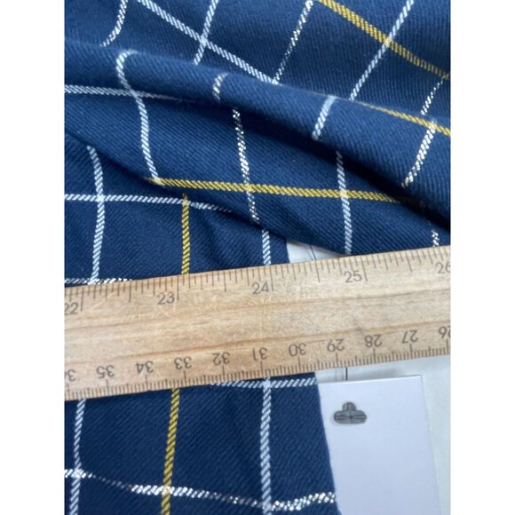 New Sonoma Plaid‎ Button Down Top size XXL Blue/Silver/Gold - Picture 9 of 10